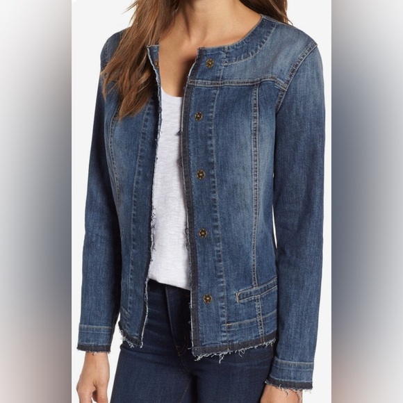 Kut from the Kloth Jackets & Blazers - Kut from the Kloth Women's Dark Blue Denim Jacket